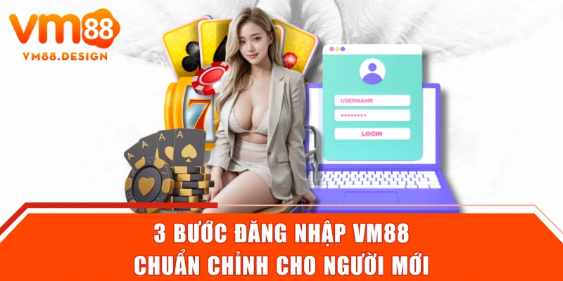 3 bước đăng nhập VM88 chuẩn chỉnh cho người mới